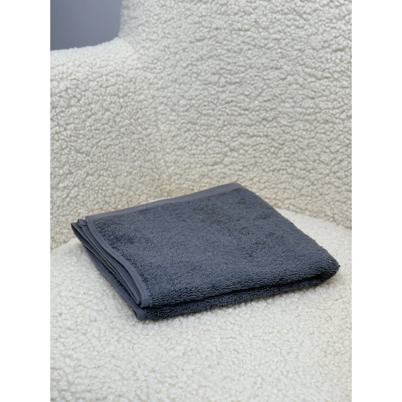 Рушник "Aurora" (450 г/м2) Dark grey, 50x90