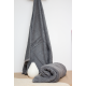 Рушник "Aurora" (450 г/м2) Dark grey, 50x90