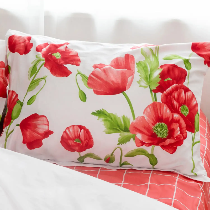 Комплект наволочок "ТЕП" скрутка Маковий букет, 50x70