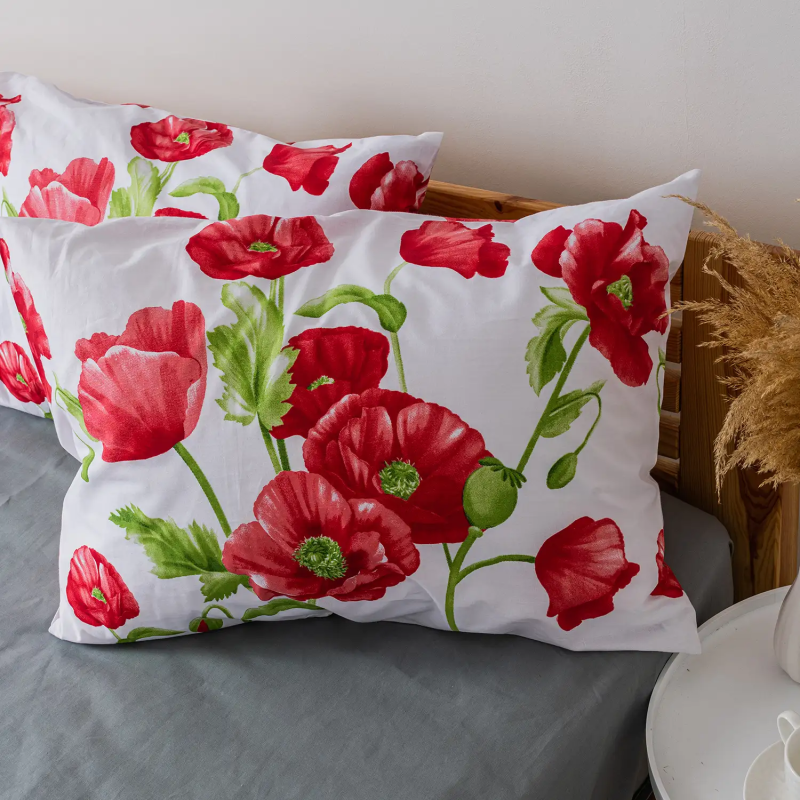 Комплект наволочок "ТЕП" скрутка Маковий букет, 50x70