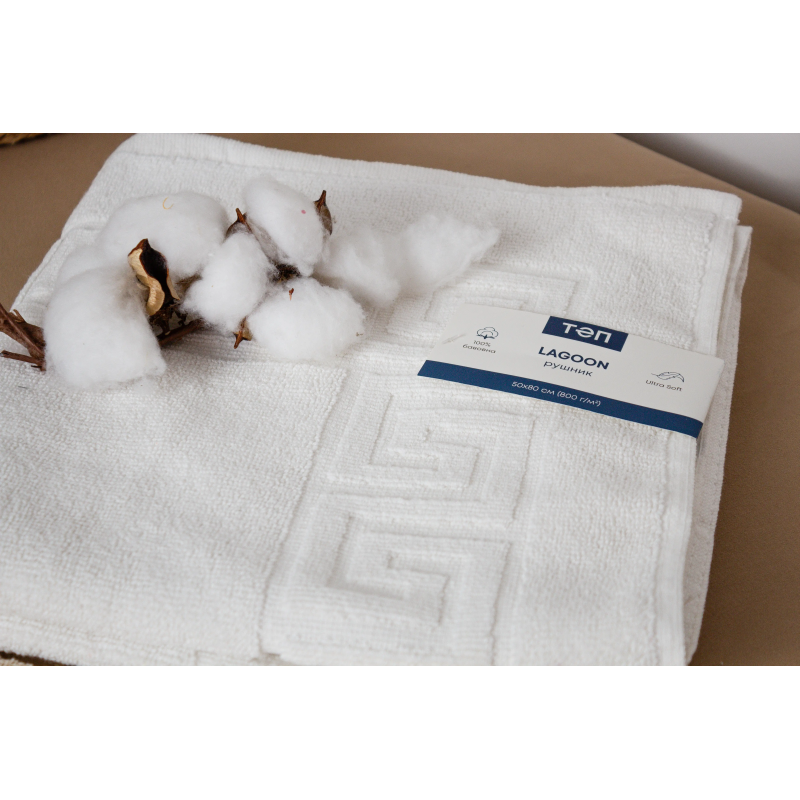 Рушник "Lagoon" (800 г/м2) White, 50x90