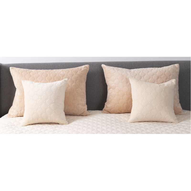 Подушка декоративна "VELURE" Персиковий, 40x40