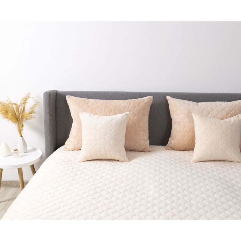 Подушка декоративна "VELURE" Персиковий, 40x40