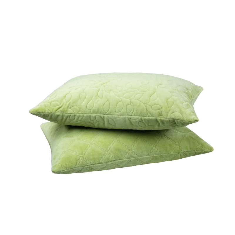 Подушка декоративна "VELOUR" Салатова, 40x40