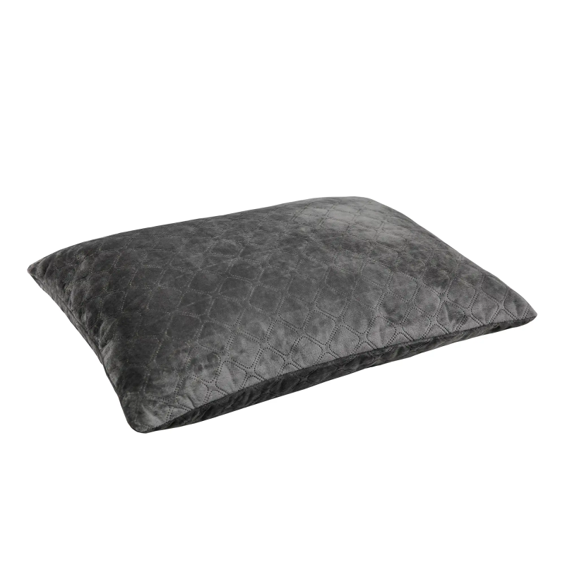 Подушка декоративна "VELOUR" Сіра, 40x40