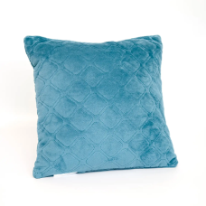 Подушка декоративна "VELOUR" Синя, 40x40