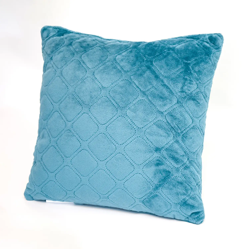 Подушка декоративна "VELOUR" Синя, 40x40