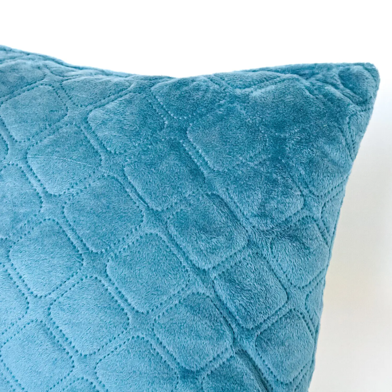 Подушка декоративна "VELOUR" Синя, 40x40