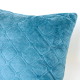 Подушка декоративна "VELOUR" Синя, 40x40