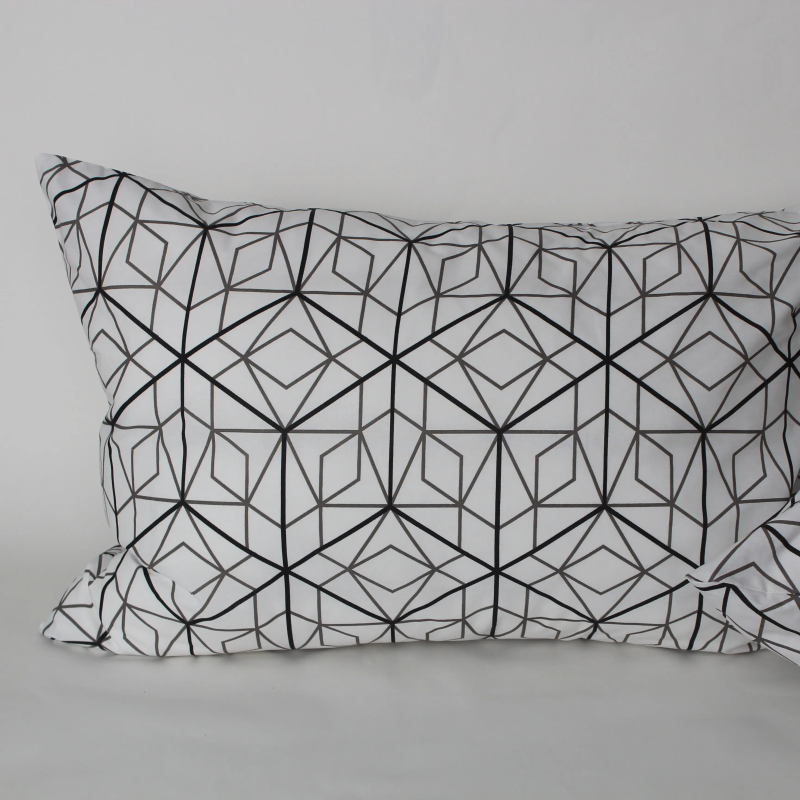 Комплект наволочок "ТЕП" скрутка Quadro Stars grey Rev, 70x70