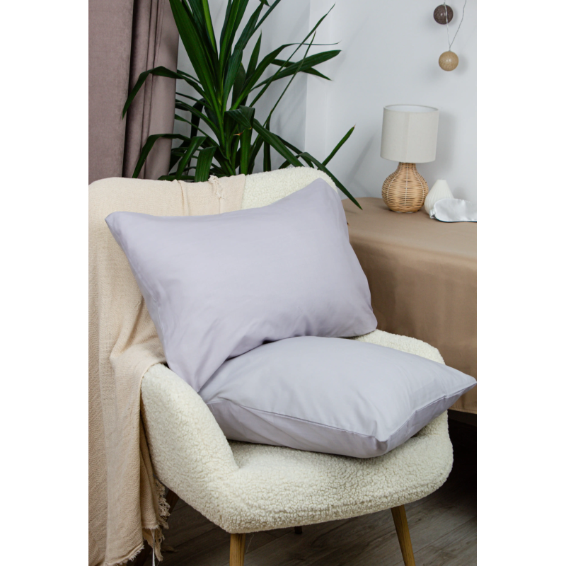 Комплект наволочок "ТЕП" скрутка Grey, 70x70