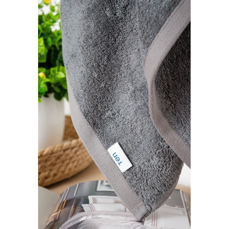 Рушник "Aurora" (450 г/м2) Dark grey, 70x140