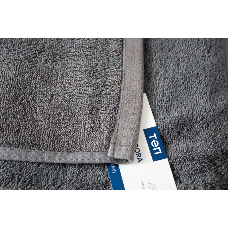 Рушник "Aurora" (450 г/м2) Dark grey, 70x140
