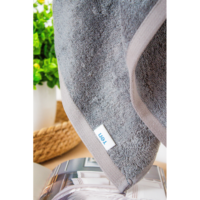 Рушник "Aurora" (450 г/м2) Dark grey, 70x140