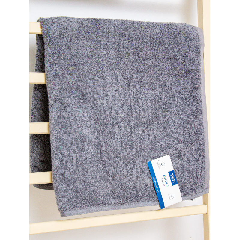Рушник "Aurora" (450 г/м2) Dark grey, 70x140