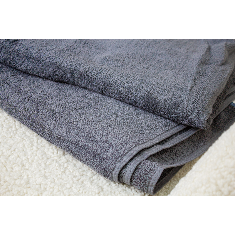 Рушник "Aurora" (450 г/м2) Dark grey, 70x140