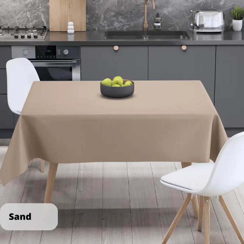 Скатертина "Aquastop" водовідштовхуюча Sand, 150x200