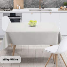 Скатертина "Aquastop" водовідштовхуюча Milky White, 150x220