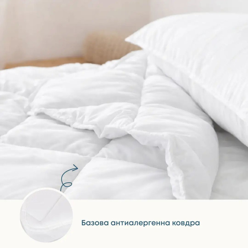 Ковдра FRIENDLY "WHITE COMFORT" (350г/м2), 200x220