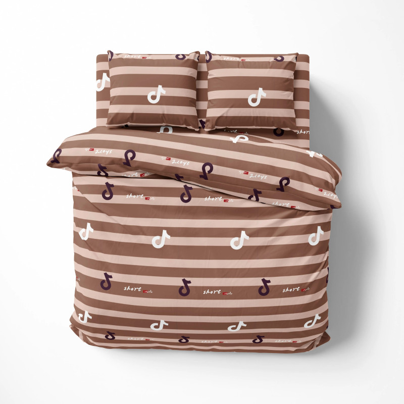 Постільна білизна ТЕП "Soft dreams" Line Brown, 70x70, полуторна