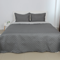 Покривало ТЕП "VINTAGE" наволочка 50*70 см Сіре/Вінтаж, 220x240