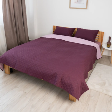 Покривало ТЕП "VINTAGE" наволочка 50*70 см Бордове/Вінтаж, 220x240