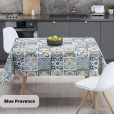 Скатертина "Panama" водовідштовхуюча Blue Provence, 180x220