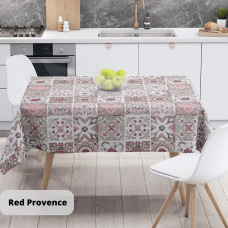Скатертина "Panama" водовідштовхуюча Red Provence, 180x220