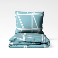 Комплект постільної білизни "ТЕП" Aqua Grid, полуторна