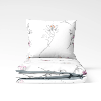 Постільна білизна "ТЕП" Біле цвітіння, 70x70, полуторна