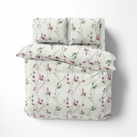 Постільна білизна ТЕП "Soft dreams" Branch on White, 70x70, євро