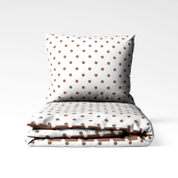 Постільна білизна ТЕП "Happy Sleep" Cappuccino Dots, 50x70, євро