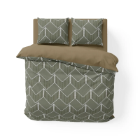 Комплект постільної білизни Melluna Stone Leaf, євро