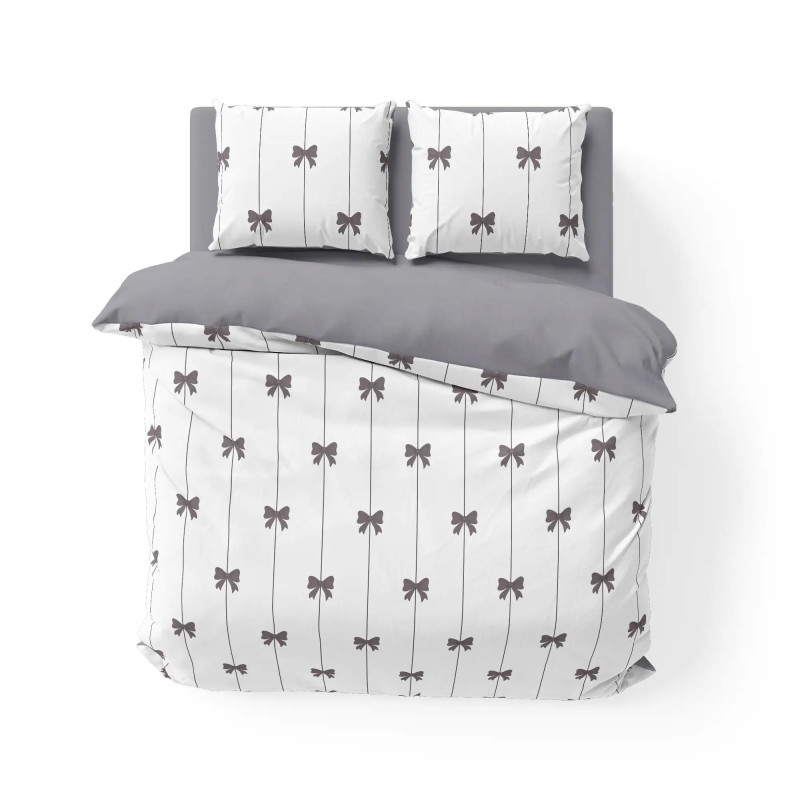 Комплект постільної білизни Melluna Soft Ribbons, євро