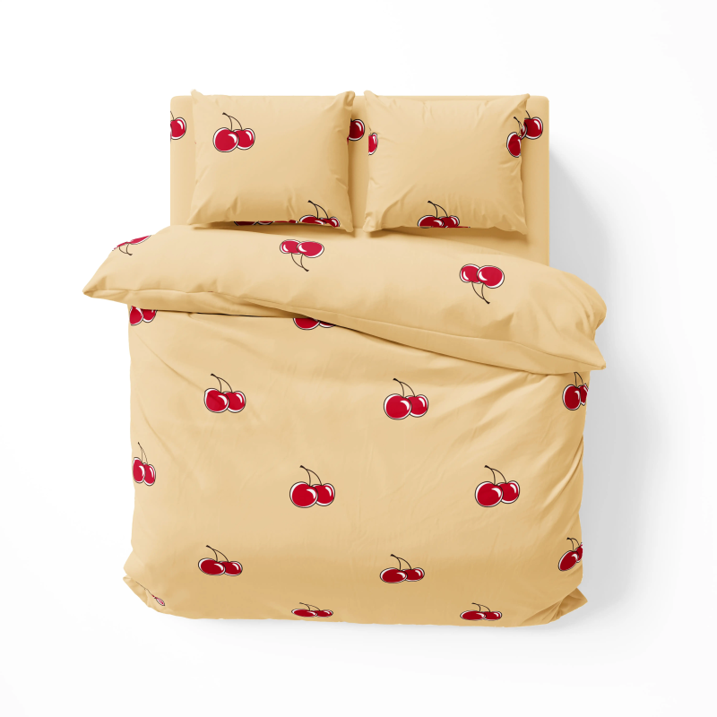Комплект постільної білизни ТЕП "Soft dreams" Coffee Cherry, сімейна