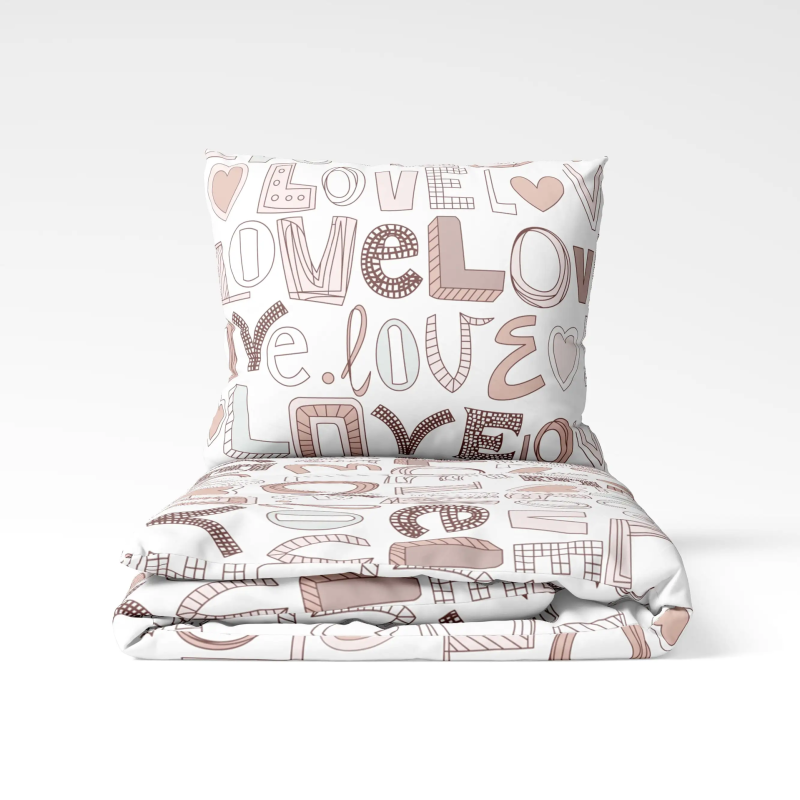 Постільна білизна ТЕП "Happy Sleep" Нотатки кохання, 50x70, сімейна