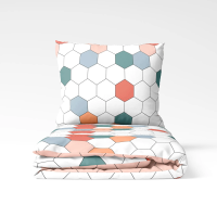 Постільна білизна "ТЕП" Барвисті соти, 70x70, сімейна