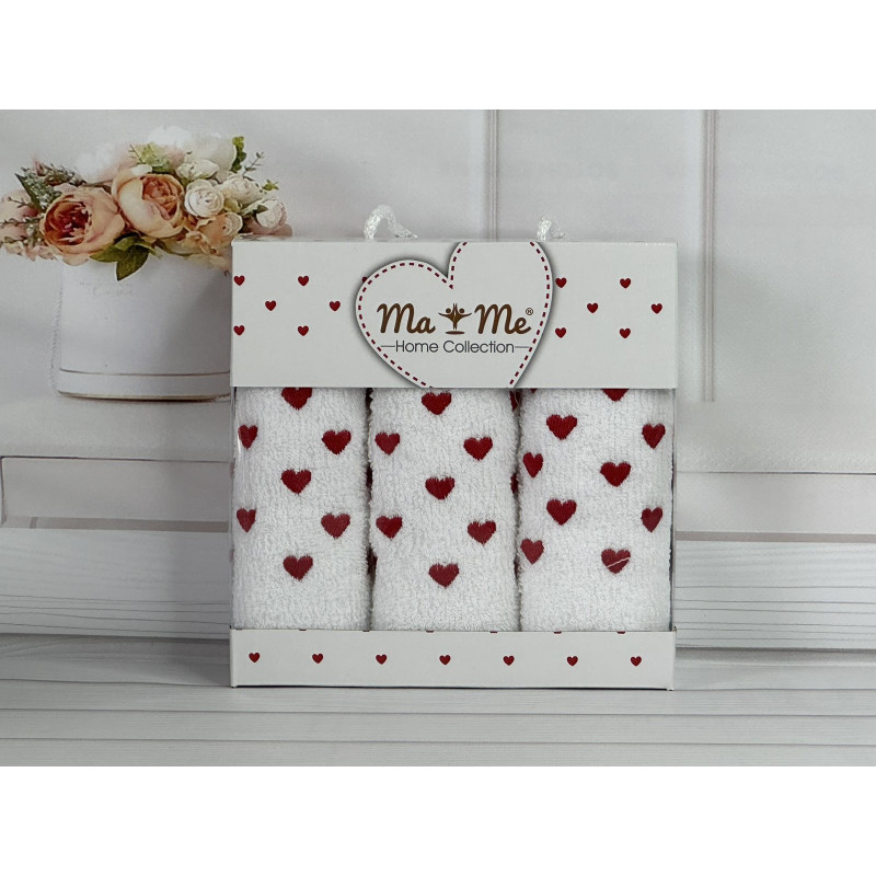 Mame Heart 3в1 кухонні рушники 30х50см. (24547)