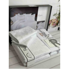 Elyen жаккардова постіль, євро розмір. Romeo home Туреччина. (74526)