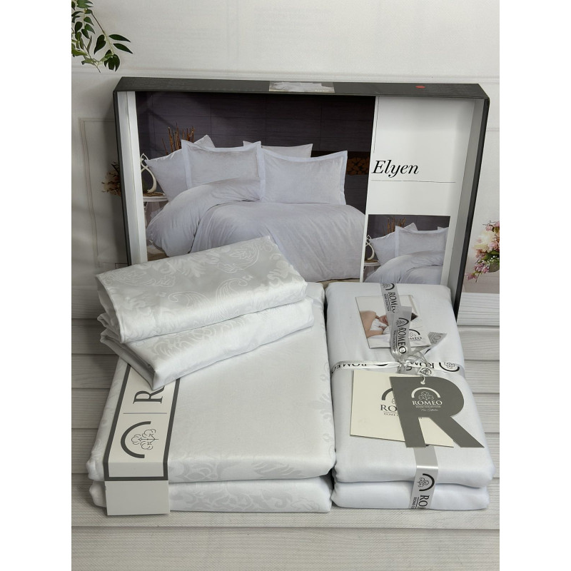 Elyen жаккардова постіль, євро розмір. Romeo home Туреччина. (74526)