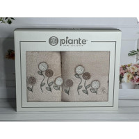 Piante ramaska bej 3D 2в1 бавовняні рушники.Туреччина. (35043)