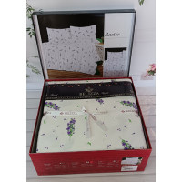 Raster євро розміру фланелева постільна білизна. Бавовна. Belizza Туреччина. (28436)