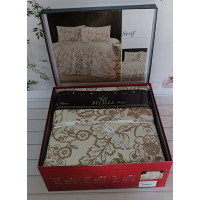 Serif  фланелева постіль. Євро розмір. Belizza Туреччина. (78853)