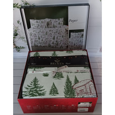 Paper фланелева постільна білизна. Євро. Бавовна. Belizza Туреччина. (20207)