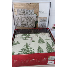 Vector євро розміру фланелева постільна білизна. Бавовна. Belizza Туреччина. (32351)