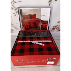 Juno євро розміру фланелева постільна білизна. Бавовна. Belizza Туреччина. (33974)