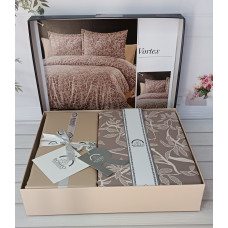 Vortex жаккардова постіль, євро розмір. Romeo home Туреччина. (24579)