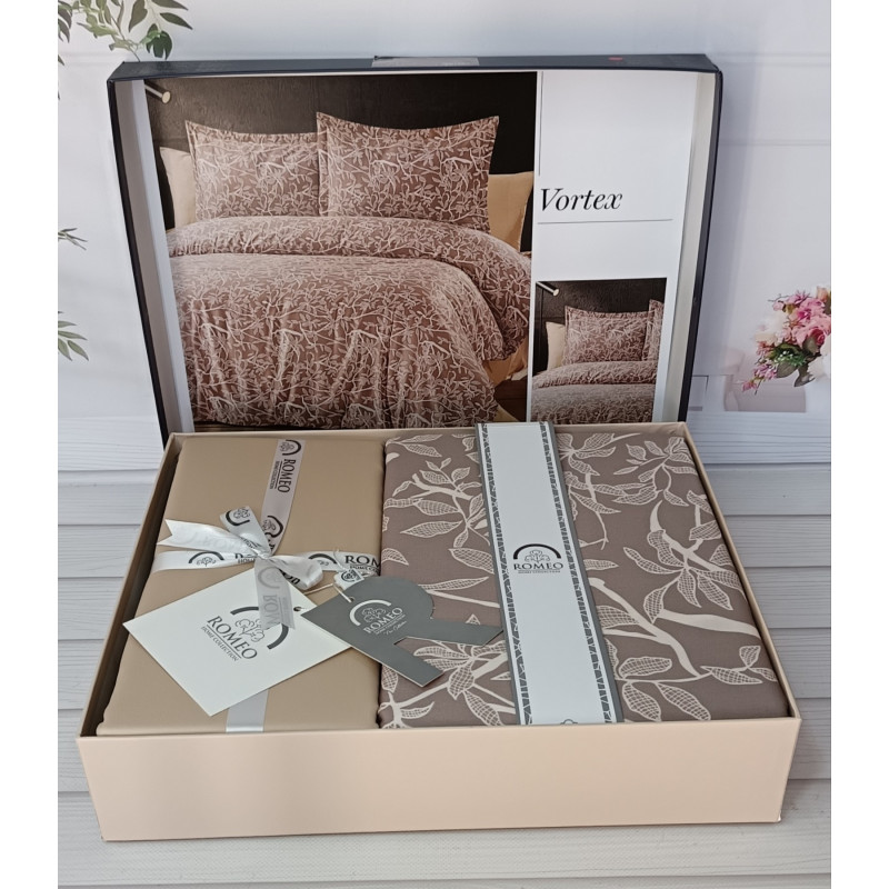 Vortex жаккардова постіль, євро розмір. Romeo home Туреччина. (24579)