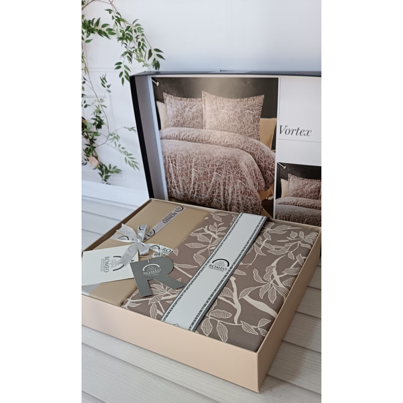 Vortex жаккардова постіль, євро розмір. Romeo home Туреччина. (24579)