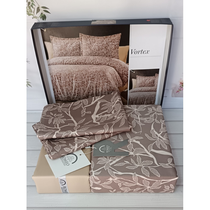 Vortex жаккардова постіль, євро розмір. Romeo home Туреччина. (24579)